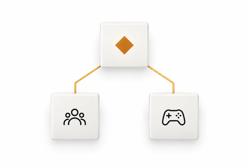One platform core connects two separate module groups.